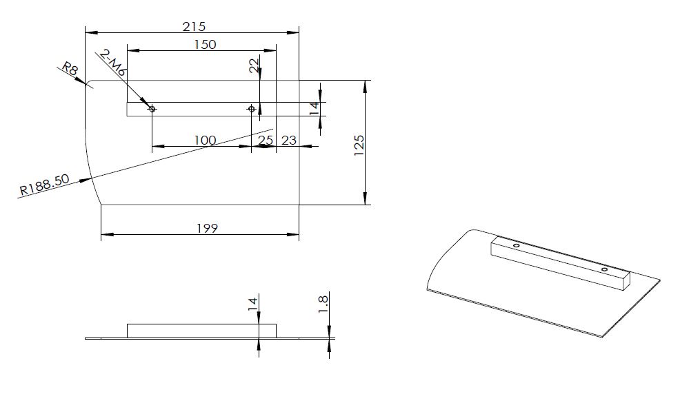 Лопасти для  TSS DMR600 (к-т из 4 лопастей) 203321