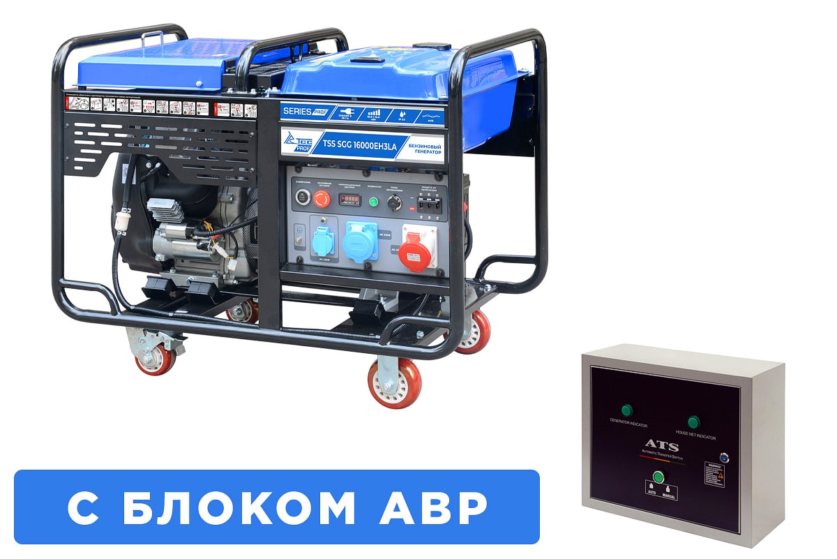 картинка Бензогенератор ТСС SGG 16000EH3LA  с АВР